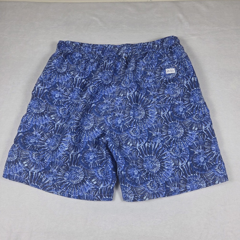 Peter Millar Tabby Shells SwimTrunks Men's 2xl Blue Mesh Lined - Picture 2 of 8